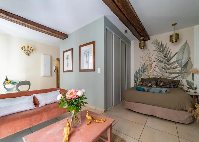 Апартаменты L'ecrin Luxuriant - Halles & Cathedrale - Nuit A Ним